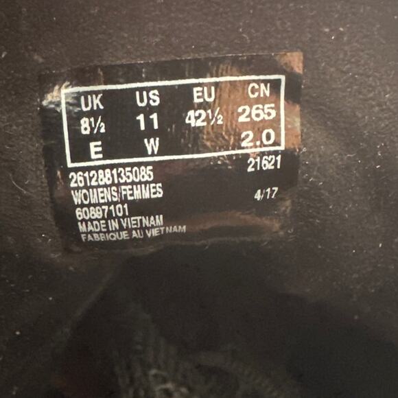 Clark’s Artisan Collection Carleta Crane Lace Up Leather Heeled Bootie size 11 - Picture 11 of 16